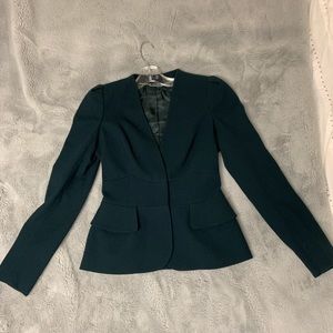 Alexander McQueen blazer in forest green